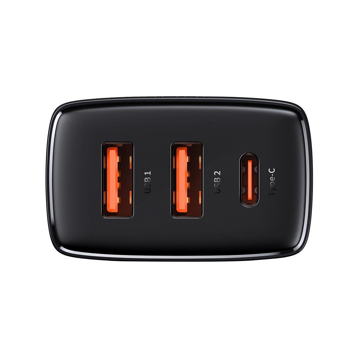 Baseus Compact Quick Charger 2U+C 30W – US Black