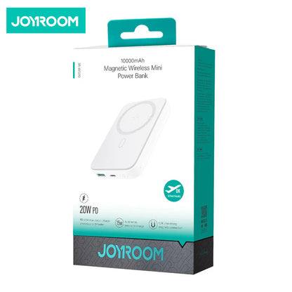 JOYROOM W020 10000mAh 20W Magnetic Wireless Power Bank -White