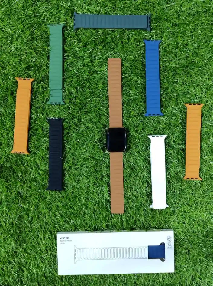 Leather Magnet Strap for Smartwatches – 42/44/45/49mm