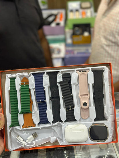 T1000 Ultramax Smartwatch & Wireless Earbuds Set (49MM) 7+2 Bands