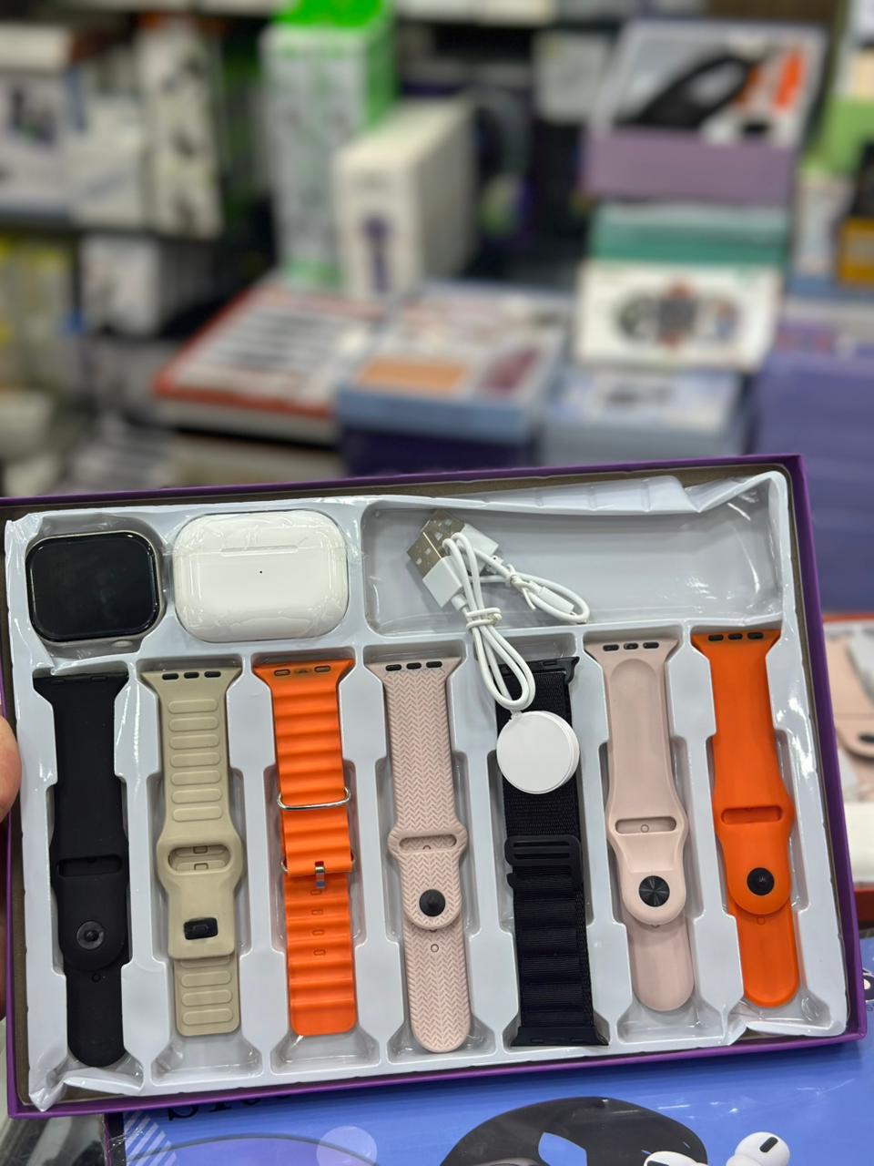 T1000 Ultramax Smartwatch & Wireless Earbuds Set (49MM) 7+2 Bands