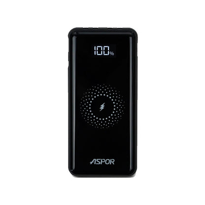 ASPOR A305 1000MAH 15 Wireless Charging Power Bank with 4 Cables