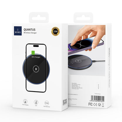 WIWU Wi-W012 15W Wireless Charger – Black