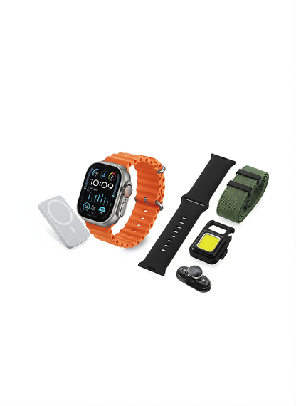 Okpu ROCK-007 Smart Watch Bundle - Complete Outdoor & Fitness Kit