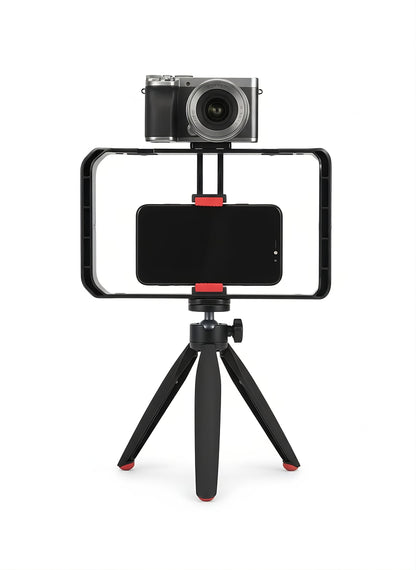 Jmary MT-33 Video Cage Rig Kit - Mobile Vlogging & Handel Holder Tripod