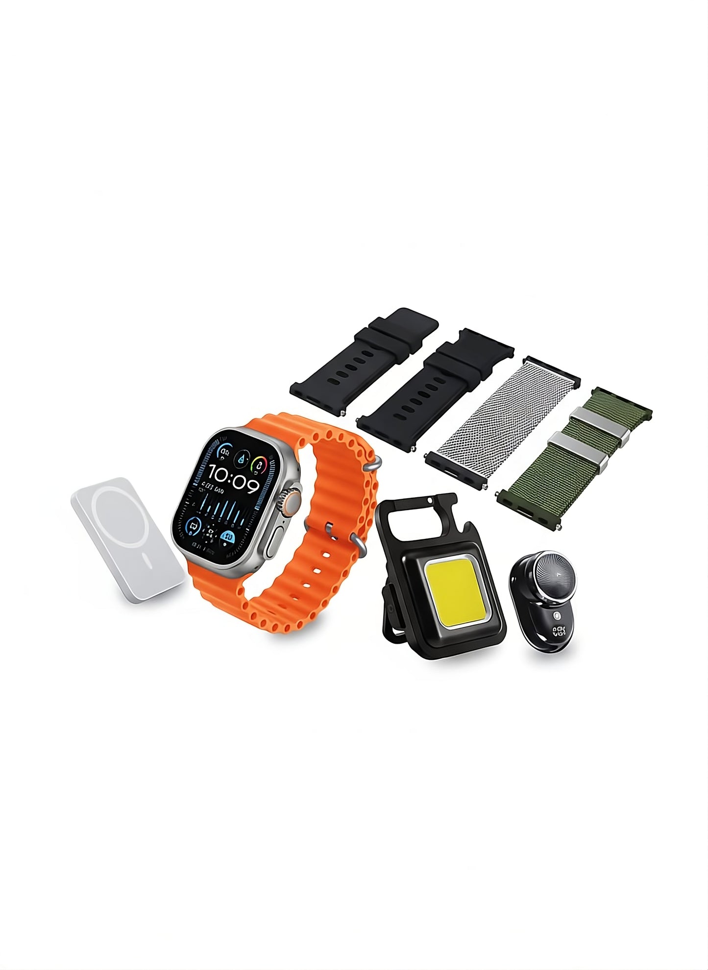 Okpu ROCK-007 Smart Watch Bundle - Complete Outdoor & Fitness Kit