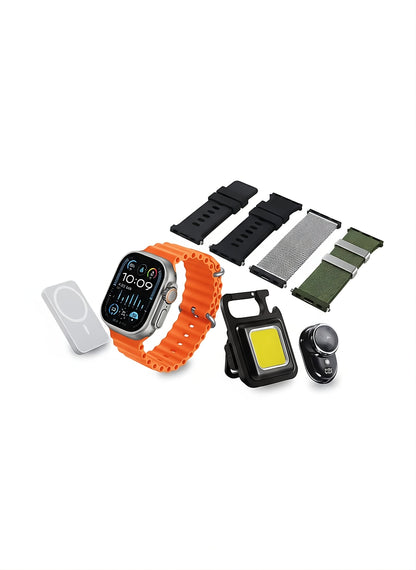 Okpu ROCK-007 Smart Watch Bundle - Complete Outdoor & Fitness Kit